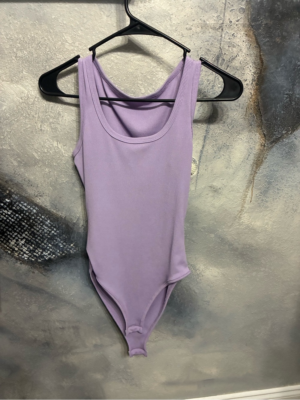 💥BRAND NEW💥 PURPLE LAVENDER RIBBED  BODY SUIT SMALL